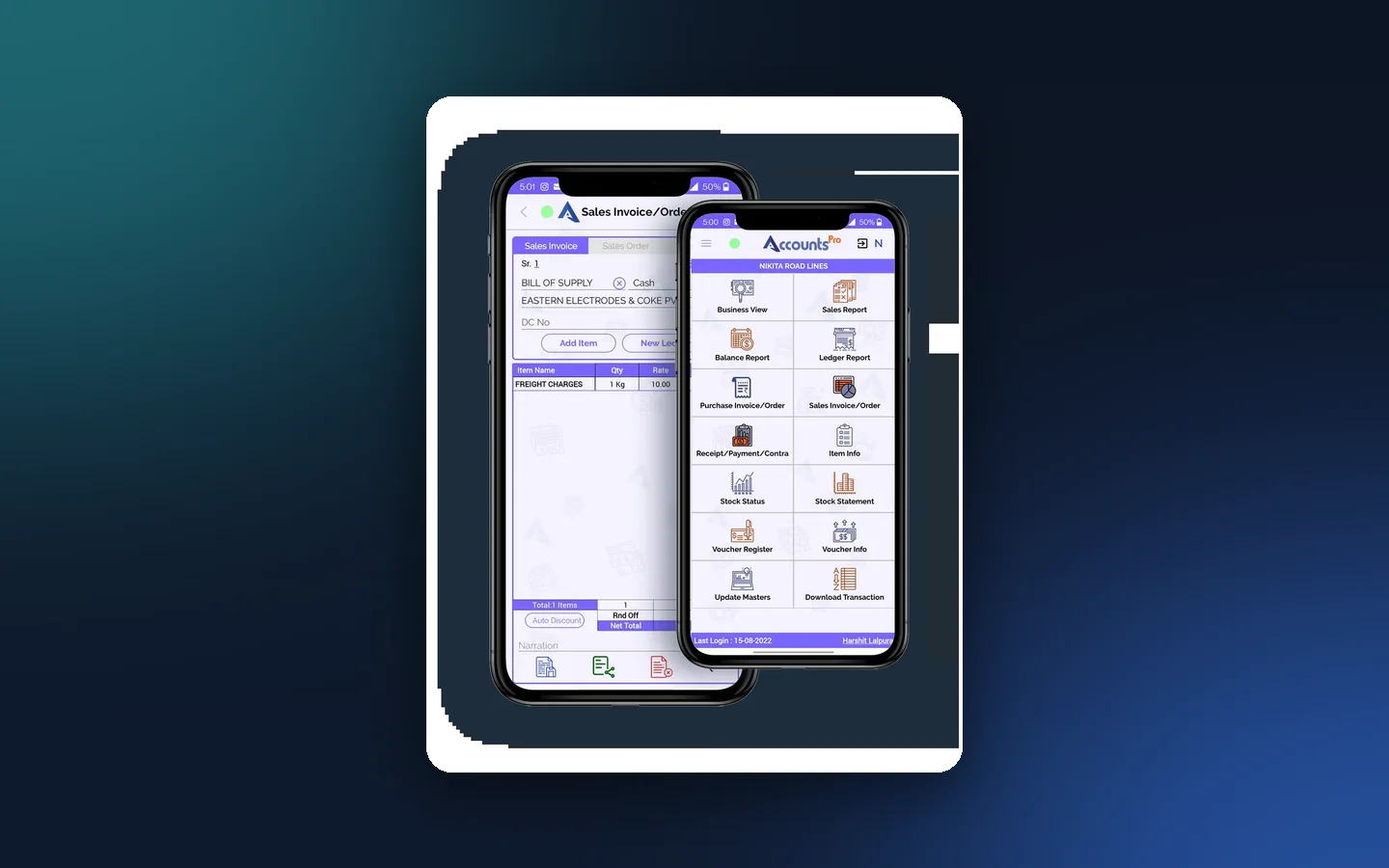 AccountsPRO — Mobile project by Hash Media